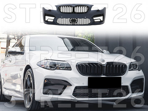 Bara Fata Cu Grila Centrala Compatibil Cu BMW Seria 5 F10 F11 (2010-2017) M5 2020 Design
