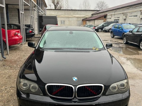 Bara fata cu spalatoare faruri senzori parcare originala BMW Seria 7 E65 E66 Facelift Black-sapphire metallic