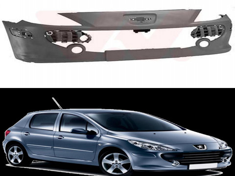 BARA FATA GRI Cu Spalator Far Aftermarket NOU Peugeot 307 1 (facelift) 2005 2006 2007 2008 4041574