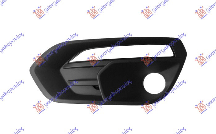 Bara fata grila w/corner & fog lamp hole stanga pentru Iveco Daily 19-