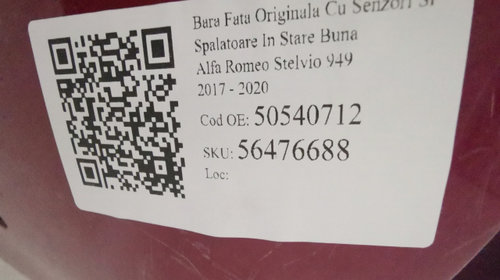 Bara Fata Originala Cu Senzori Si Spalat