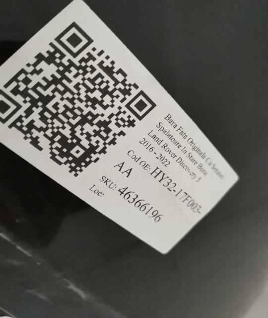 Bara Fata Originala Cu Senzori Spalatoar