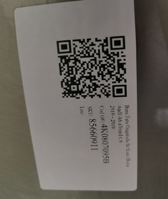 Bara Fata Originala In Stare Buna Audi A