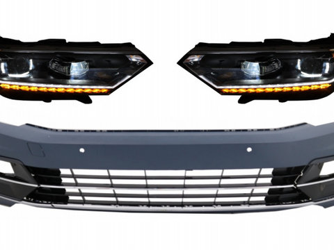 Bara Fata si Faruri LED R-Line Design Tuning Volkswagen VW Passat B8 2014 2015 2016 2017 2018 2019 2020 COFBVWPA3GRLHL