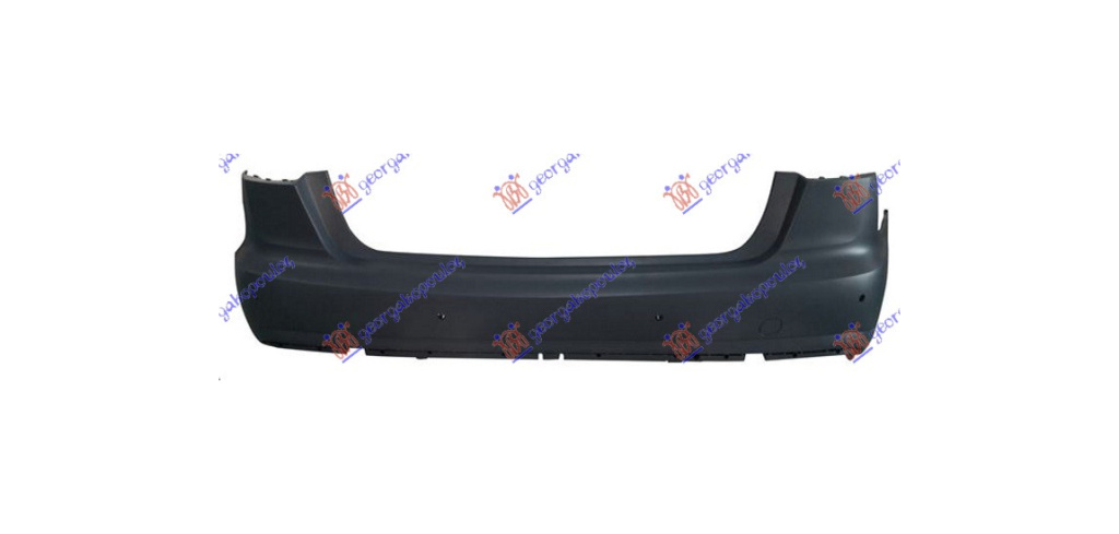 Bara spate Audi A6 2010-2014 NOUA 4G0807067AGRU (PREVOPSITA) CU ORIFICII SENZORI PARCARE