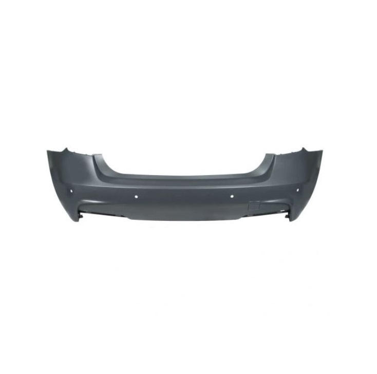 Bara spate BMW Seria 3 (F30), 01.2012-12.2019, fara GT, Pachet M, cu 4 gauri pentru Senzori de parcare (PDC), grunduit