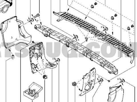 BARA SPATE COLTAR Stanga RENAULT MASTER OPEL MOVANO AN 2015 COD 851210001R PIESA NOUA