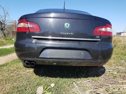 Bara spate cu senzori parcare culoare negru skoda superb II 2008-2013