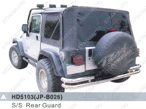 BARA SPATE DIN INOX JEEP WRANGLER 87-06