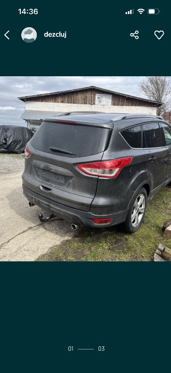 Bara spate ford kuga 2 an 2013-2016