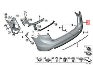 Bara spate grund. (F45) (SPORT/LUXURY) BMW SERIES 2 (F45/F46)ACTIVE/GRAN TOURER 14-17 cod origine 51122574883