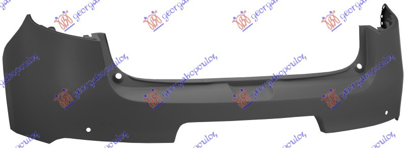 BARA SPATE GRUNDUITA (CU 2 ORIFICII SENZORI PARCARE) , RENAULT, RENAULT MEGANE H/B - S.W. 14-15, 673303640