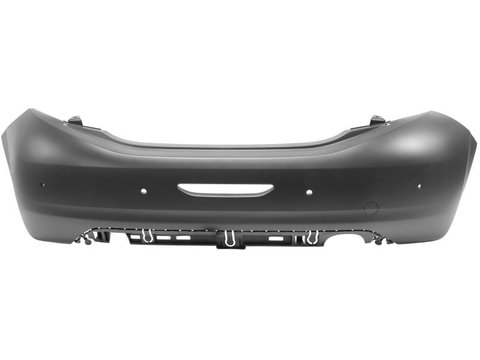 Bara spate Peugeot 208, 04.2012-12.2019, grunduit, suport senzori CITY-PARK, cu gauri pentru senzori de parcare, Aftermarket
