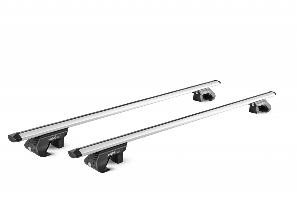 Bare transversale GV Trax Aluminiu pentru JAGUAR X-Type Combi/Break 2003-2009, cu prindere pe bare longitudinale