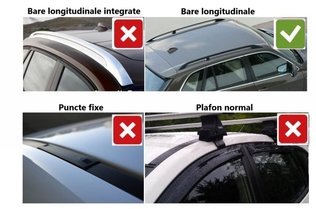 Bare transversale GV Trax Aluminiu pentr