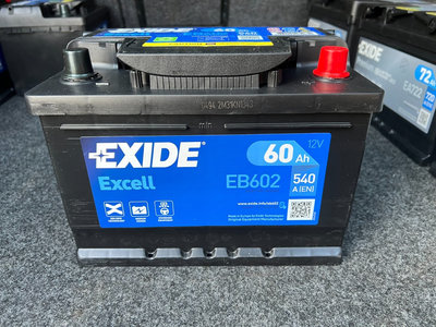 Baterie acumulator auto Exide 60Ah 540a EXIDE EB60
