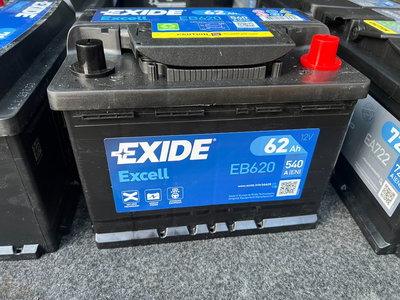 Baterie acumulator auto Exide 62Ah 540a EXIDE EB62