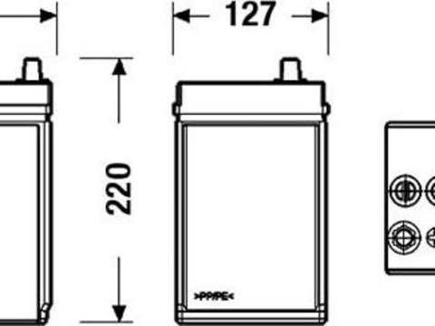 Baterie acumulator CHEVROLET SPARK EXIDE EB357