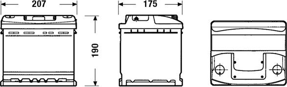 Baterie acumulator RENAULT RAPID caroserie F40 G40 Producator EXIDE EC440