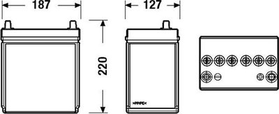 Baterie acumulator SUZUKI ALTO IV FF EXIDE EB356