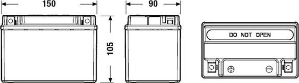 Baterie acumulator VOLVO XC90 II EXIDE EK091