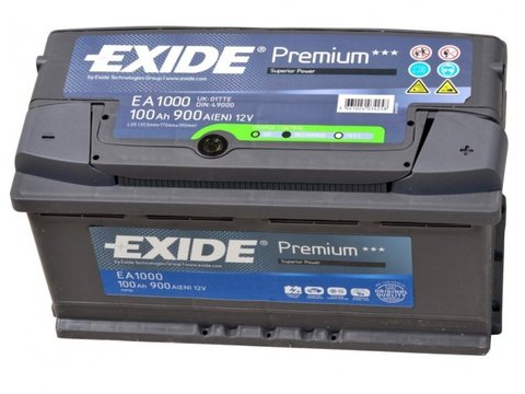 Baterie auto EXIDE PREMIUM S5 100Ah/EN900A