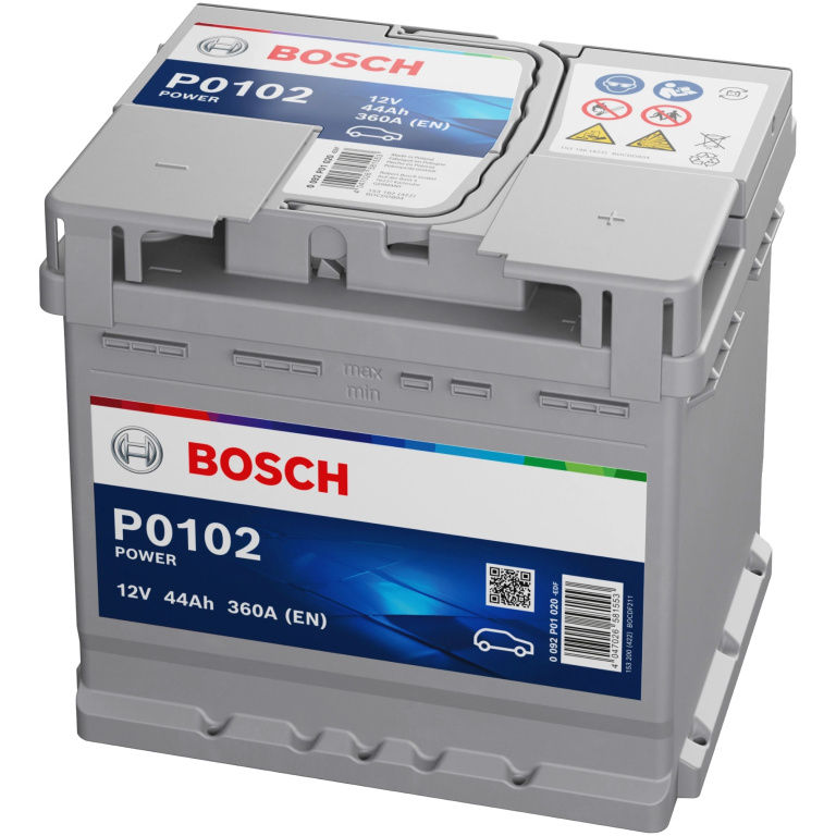 Baterie Bosch Power P0102 44Ah 360A 12V 0 092 P01 