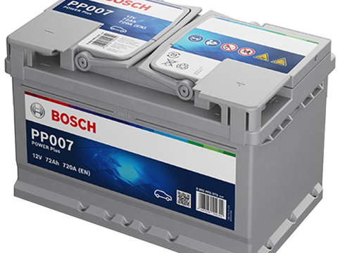 Baterie Bosch Power Plus 72Ah 720A 12V 0 092 PP0 070