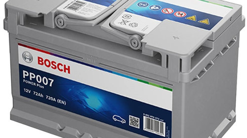 Baterie Bosch Power Plus 72Ah 720A 12V 0