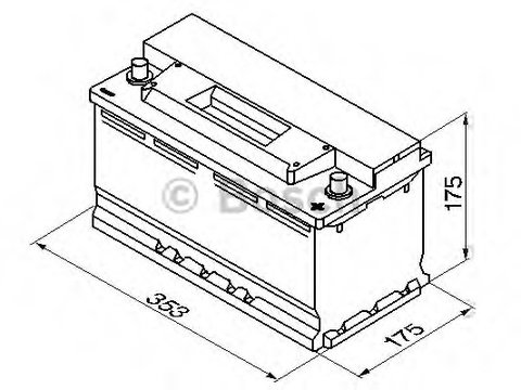 Baterie de pornire 0 092 S30 120 BOSCH pentru Opel Vivaro Opel Vectra Volvo V70 Volvo Xc70