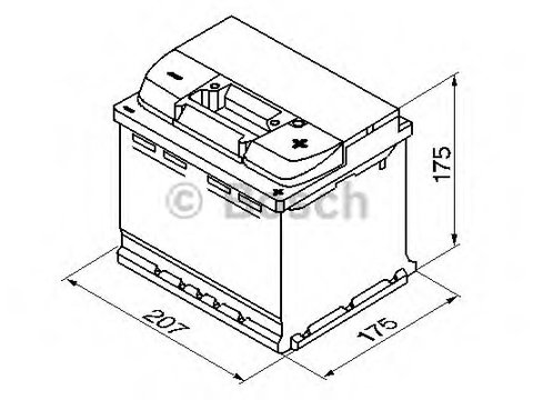 Baterie de pornire 0 092 S40 010 BOSCH pentru Ford Fiesta Ford Escort Opel Corsa Opel Kadett Opel Rallye