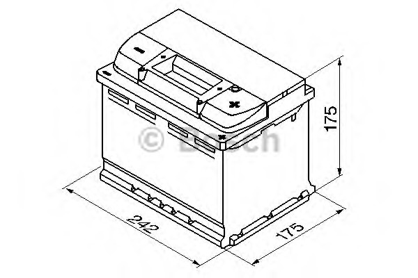 Baterie de pornire 0 092 S50 040 BOSCH pentru Bmw Seria 3 Ford C-max Ford Grand Bmw Z1 Ford Fiesta Ford Escort Opel Corsa Opel Kadett