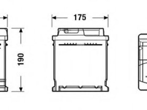 Baterie de pornire ALFA ROMEO BRERA (939) (2006 - 2010) EXIDE EB740