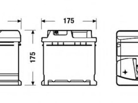 Baterie de pornire AUDI A4 Avant (8D5, B5) (1994 - 2001) EXIDE _EB802
