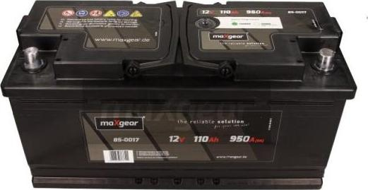 Baterie de pornire AUDI A4 III (8EC, B7) Sedan, 11.2004 - 06.2008 Maxgear 85-0017
