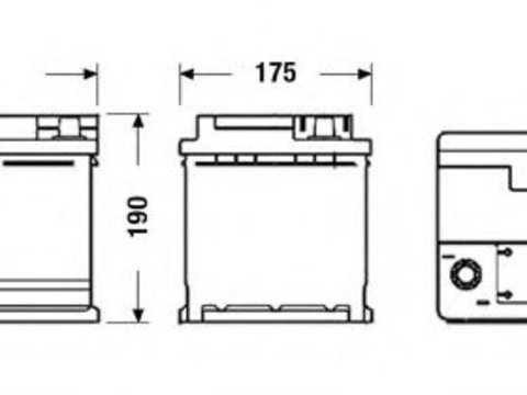 Baterie de pornire BMW 5 (F10, F18) (2009 - 2016) EXIDE EK950