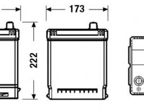 Baterie de pornire CHEVROLET LACETTI (J200) (2003 - 2020) EXIDE EB705