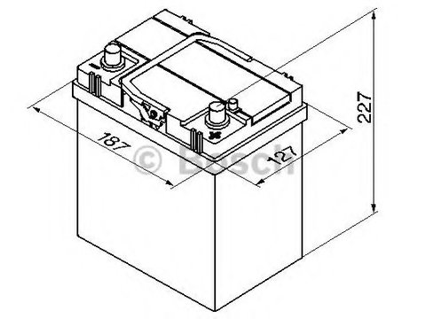 Baterie de pornire CHEVROLET MATIZ (M200, M250) (2005 - 2020) BOSCH 0 092 S40 180