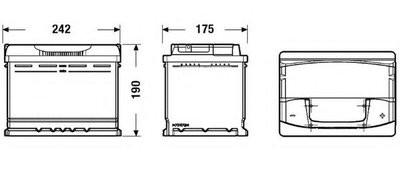 Baterie de pornire CITROEN XANTIA (X2) (1998 - 200