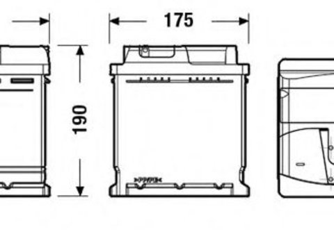 Baterie de pornire DACIA LOGAN pick-up (US_) (2008 - 2020) EXIDE EB500