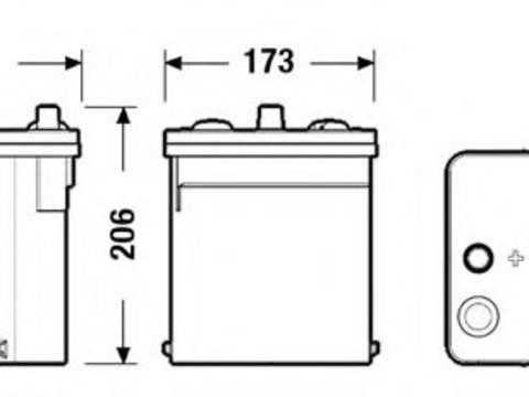 Baterie de pornire DODGE AVENGER (2007 - 2020) EXIDE EK508