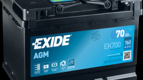 Baterie de pornire EK700 EXIDE pentru Vw