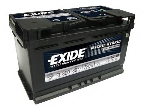 Baterie de pornire EL800 EXIDE pentru Chevrolet Camaro Opel Insignia