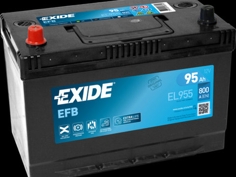 Baterie de pornire EXIDE EFB 95Ah 12V