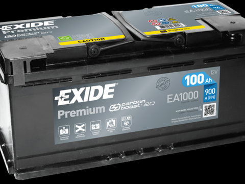 Baterie de pornire EXIDE Premium 100Ah 12V
