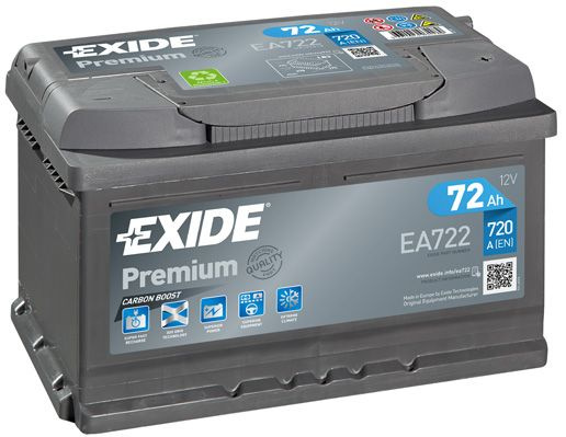 Baterie de pornire EXIDE Premium 72Ah 12V pentru ALFA ROMEO 156 (932_)