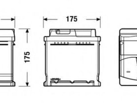 Baterie de pornire FORD FIESTA VI Van (2009 - 2016) EXIDE _EB712