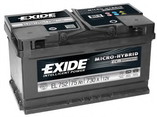 Baterie de pornire # Ford Mondeo 2011 2012 2013 2014 2015 # EL752 # EXIDE