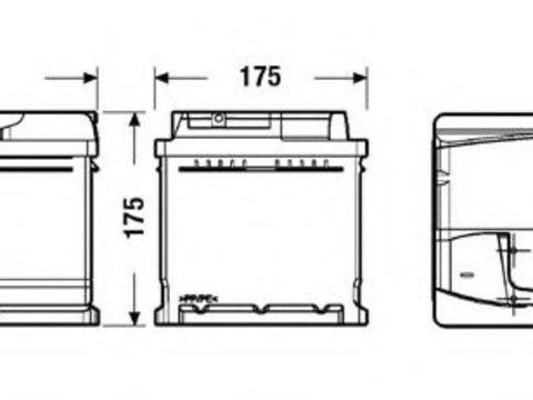 Baterie de pornire FORD TRANSIT CUSTOM bus (2012 - 2016) EXIDE EA722 piesa NOUA