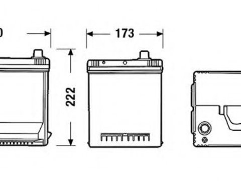 Baterie de pornire LAND ROVER DISCOVERY II (LJ, LT) (1998 - 2004) EXIDE EA755 piesa NOUA